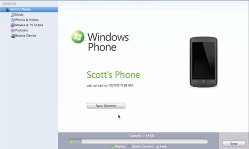 Windows Phone 7 Connector for Mac - Download